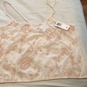 NWT beaded Carol Malony Camisole